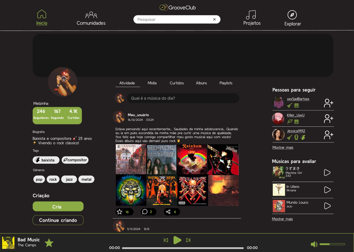 Exemplo de projeto no Groover